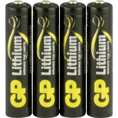 Mikroelem Lítium GP Batteries Excellent FR03 1.5 V 4 db (07024LF-C4)