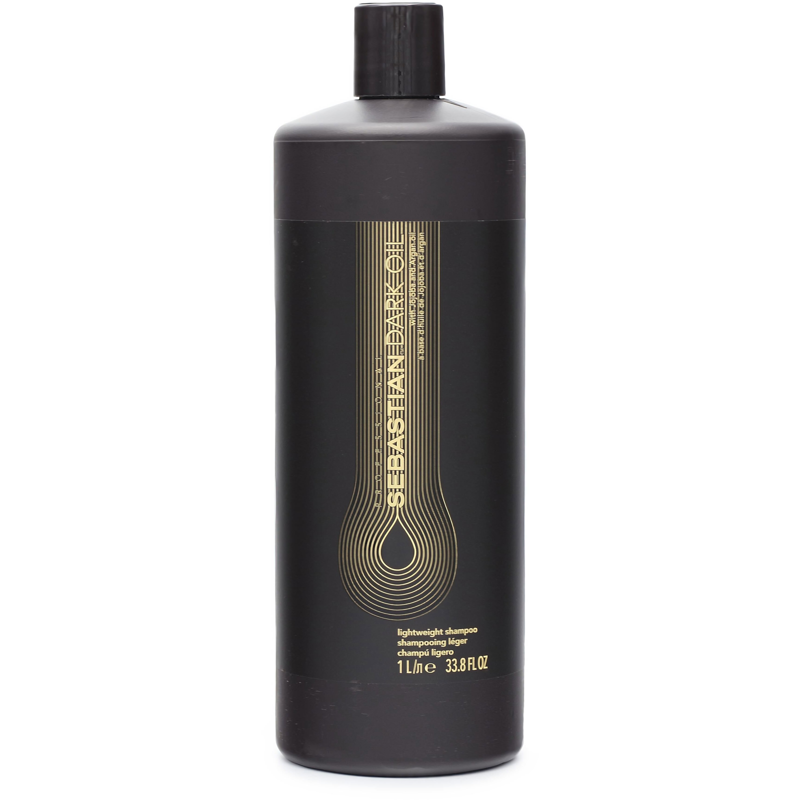 SEBASTIAN PROFESSIONAL Dark Oil Lightweight Shampoo tápláló sampon a sima és fényes hajhoz 1000 ml (HSBPRDARKOWXN116188)