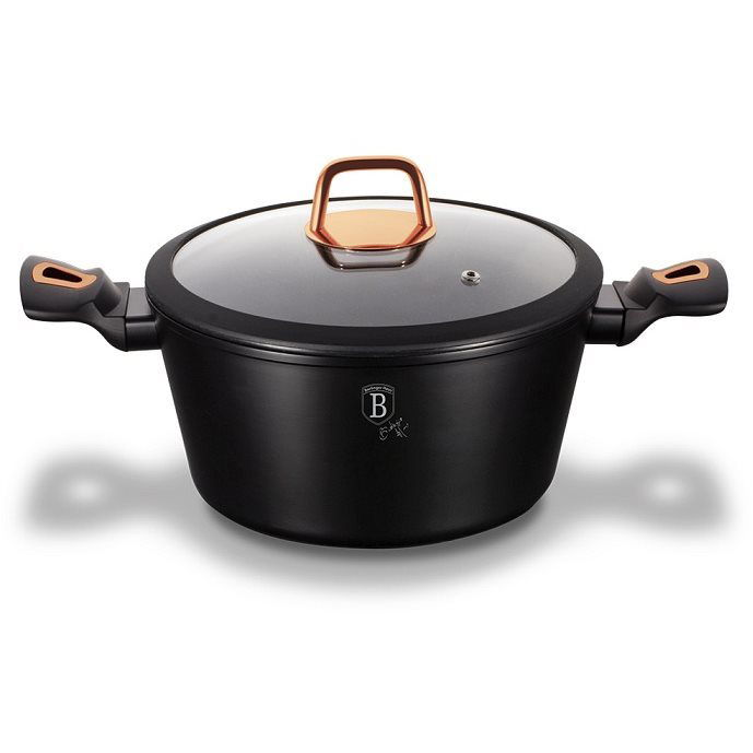 BerlingerHaus Black Rose Collection Lábas márvány felülettel 28 cm (BH-1931)