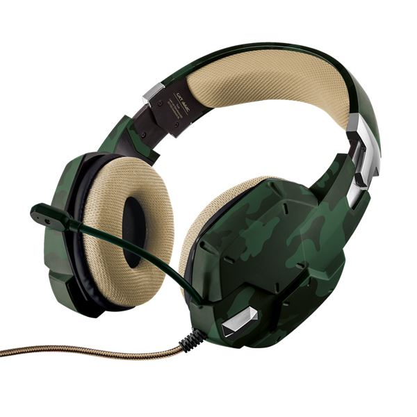 Trust GXT 322C Auricolare Cablato A Padiglione Giocare Verde