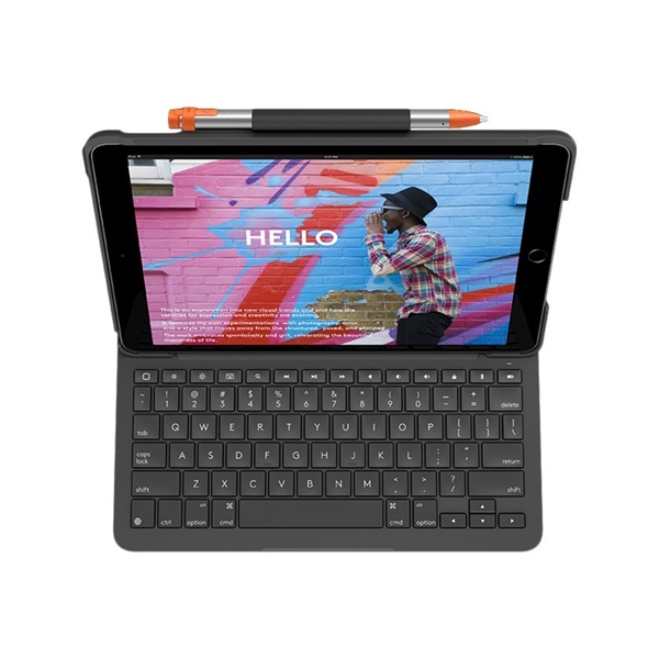 Logitech Slim Folio QWERTY Inglese UK Bluetooth Grafite