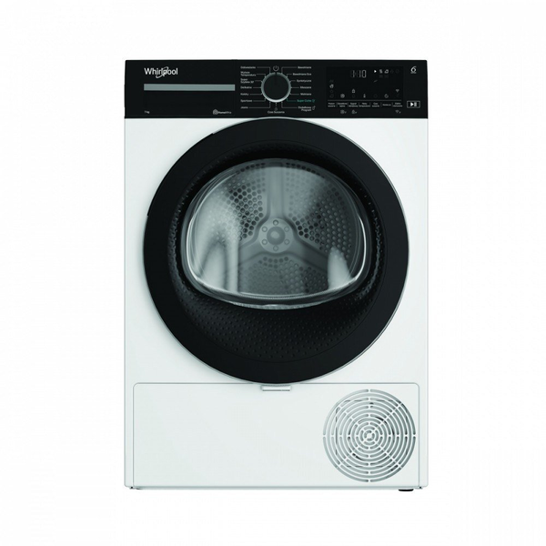 Whirlpool WSD 74 WBB PL wasdroger Vrijstaand Voorlader 7 kg Wit