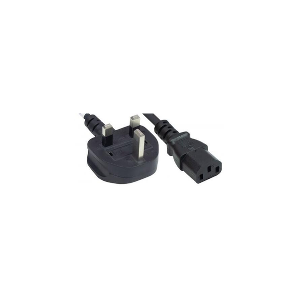 Manhattan 382786 el-ledning Sort 1,8 m C13 forbinder BS 1363