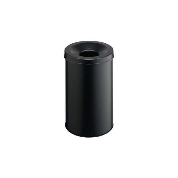Durable Safe 330601 Papírkosár 30 l (Ø x Ma) 315 mm x 492 mm Fém Fekete 1 db