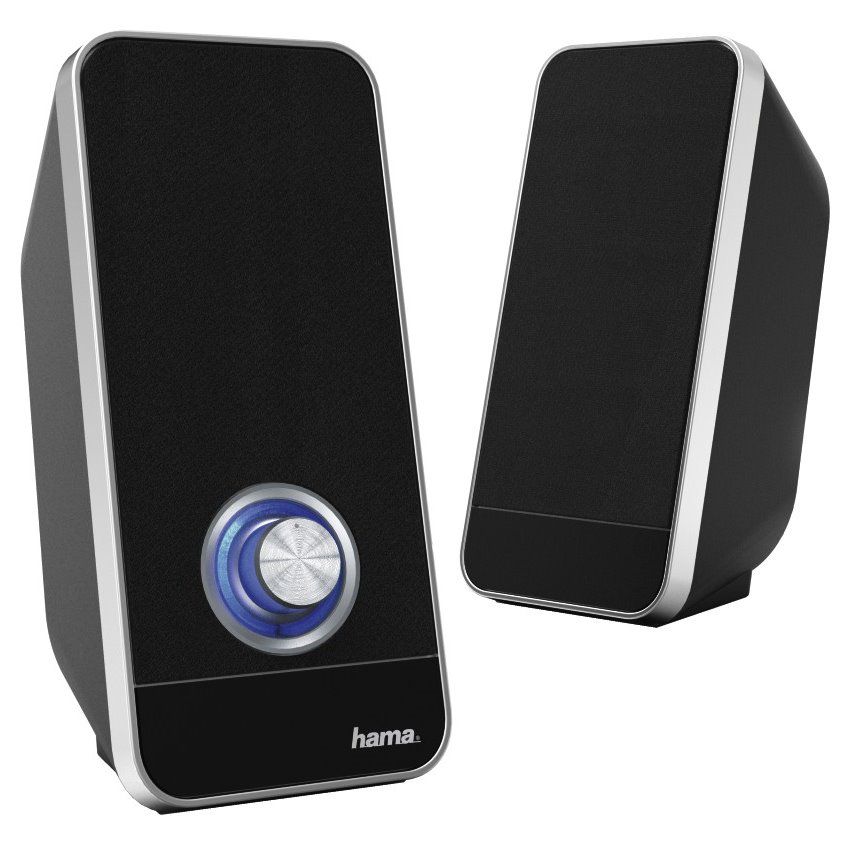 Sada reproduktorov 2.0 Hama Sonic LS-206 6 W čierna (173133)