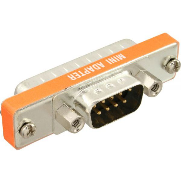 InLine 31219L adattatore per inversione del genere dei cavi 9pin male 25-pin Sub D Argento