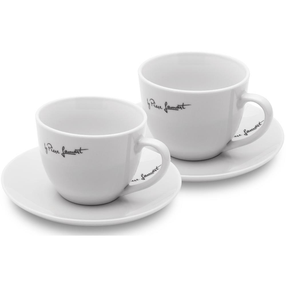 Lamart LT9207 KAFFE csészekészlet csészealjjal, 2 db, 300 ml ( LT9207 ŠÁLEK+PODŠ.2KS 300ML KAFFE LAMAR)
