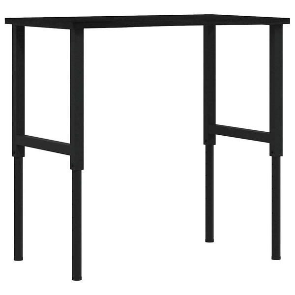 sötétbarna tömör tölgyfa munkapad 100 x 60 x (71,5-98) cm