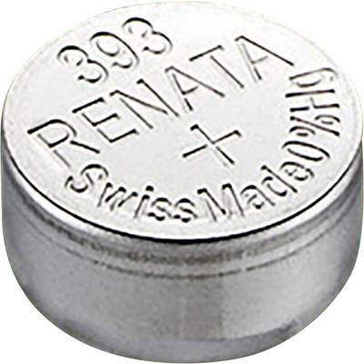 393 gombelem, ezüstoxid, 1,55V, 80 mAh, Renata SR754W, SR48, SR754, V393, D393, 255, F, SB-B3, RW48, BS15, B-SR48H (393.CU MF)