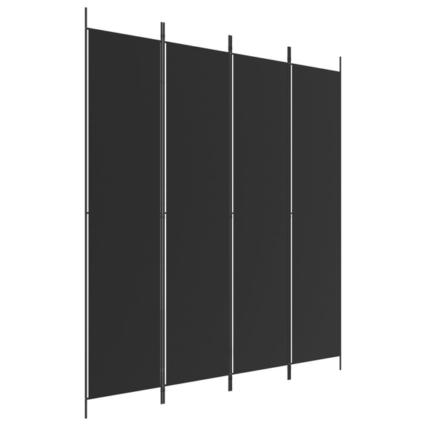 Paravan de cameră cu 3 panouri, 200x220 cm, textil