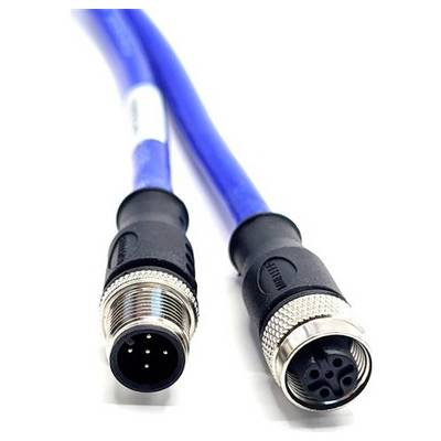 Mueller Electric C5AC82M005 Érzékelő-/működtető összekötő M12 Dugó, egyenes, Alj, egyenes 5 m Pólusszám: 5 1 db (C5AC82M005)