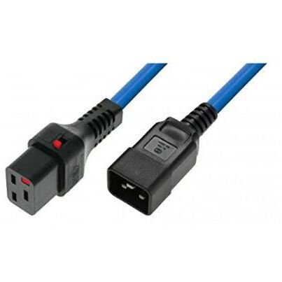 Microconnect PC1376 el-ledning Blå 3 m C19 forbinder C20 forbinder