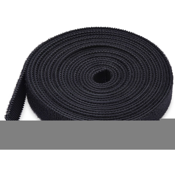 StarTech.com HKLP7505B kabelorganisator Universel Krog og løkke kabelbinder Sort