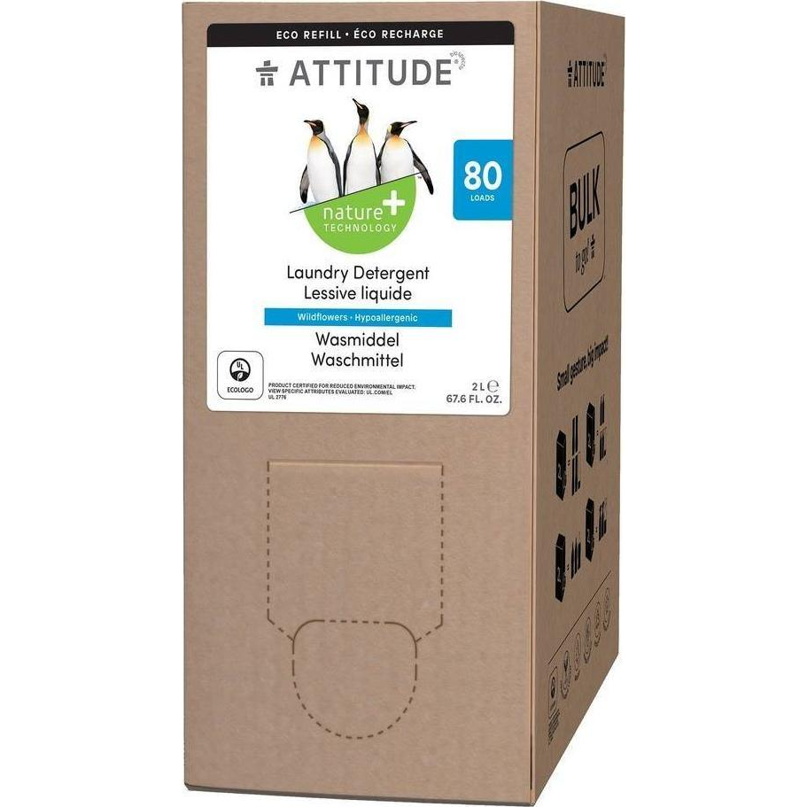 ATTITUDE mosógél réti virágok illatával, utántöltő, 2 l (80 mosás) (ATT00206)