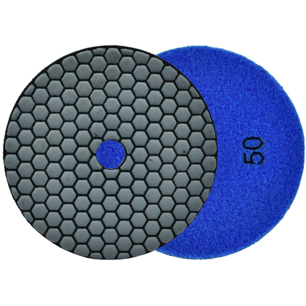 Geko Tarcza polerska do szlifowania gresu na sucho 125mm GR50 (25/250)