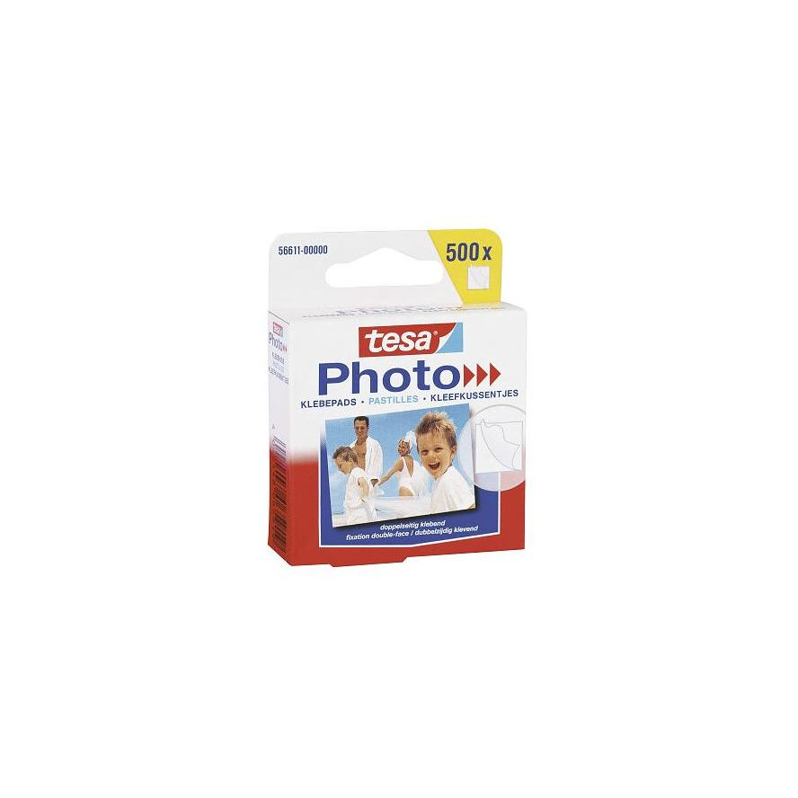 Tesa Photo Klebepads 500 Stück (56611-00000-00) (56611-00000-00)