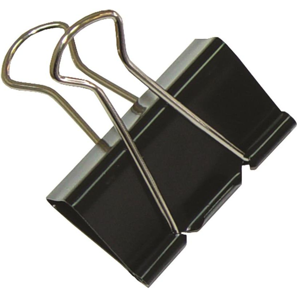  Office Products Klipy do dokumentów, 41mm, 12szt., czarne (5901503652770)