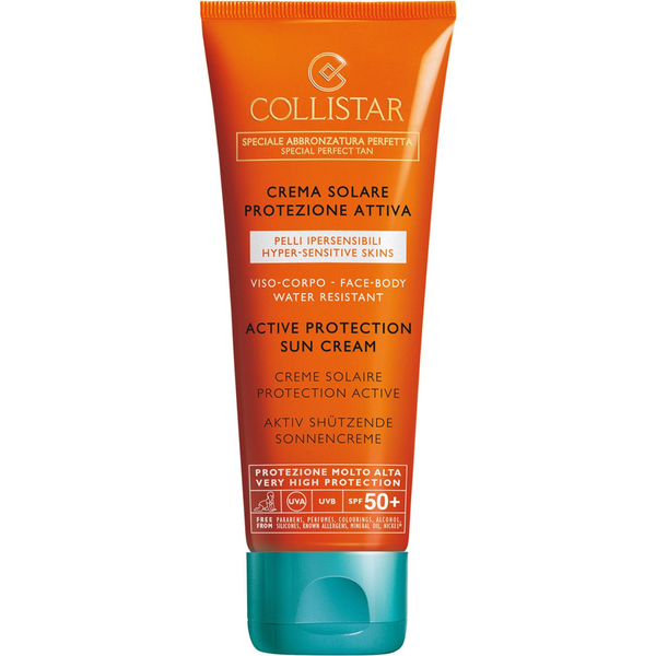 Collistar Speciale Abbronzatura Perfetta Active Protection Sun Cream SPF 50+ - krem do opalania przeciw starzeniu 100ml