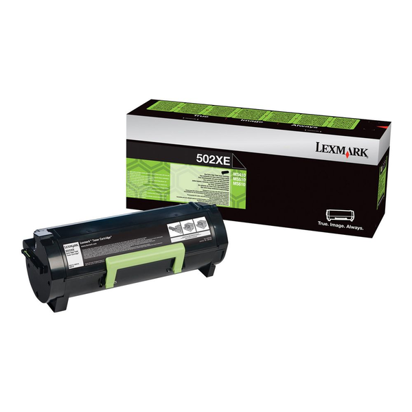 Lexmark 502X tonerpatron 1 stk Original Sort