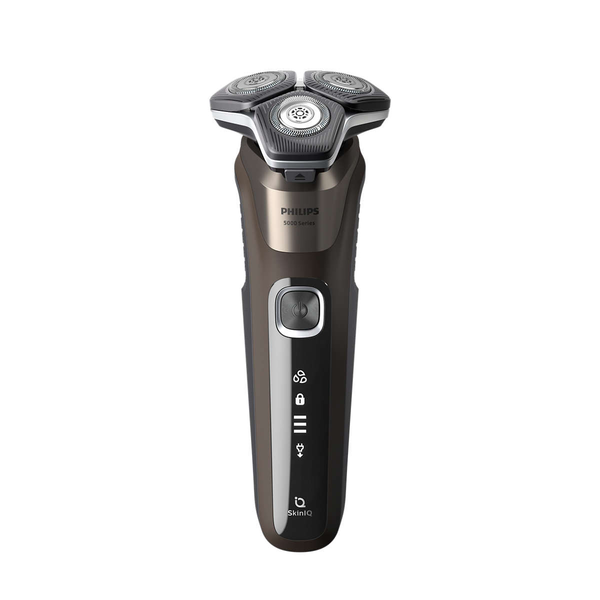 Philips SHAVER Series 5000 S5886/30 мъжка самобръсначка Въртяща се самобръсначка Тример Черен, Кафяв