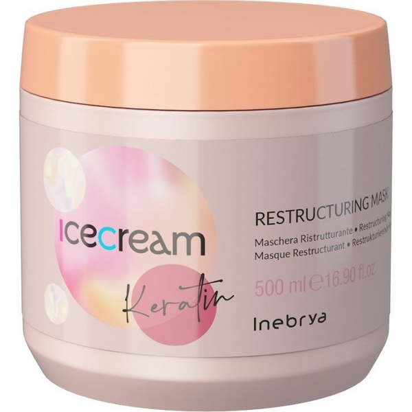 INEBRYA Ice Cream Keratin Restructuring Mask 500 ml