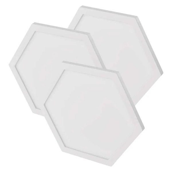 Emos GoSmart Hexagon, kiegészítő készlet,3 rész, 1,8 W, RGBIC dimmelhető, WiFi LED lámpa (ZIW223R)