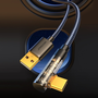 Angle Cable to USB-A / Type-C / 3A / 1.2m Joyroom S-UC027A6 (black)