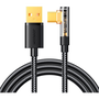 Angle Cable to USB-A / Type-C / 3A / 1.2m Joyroom S-UC027A6 (black)
