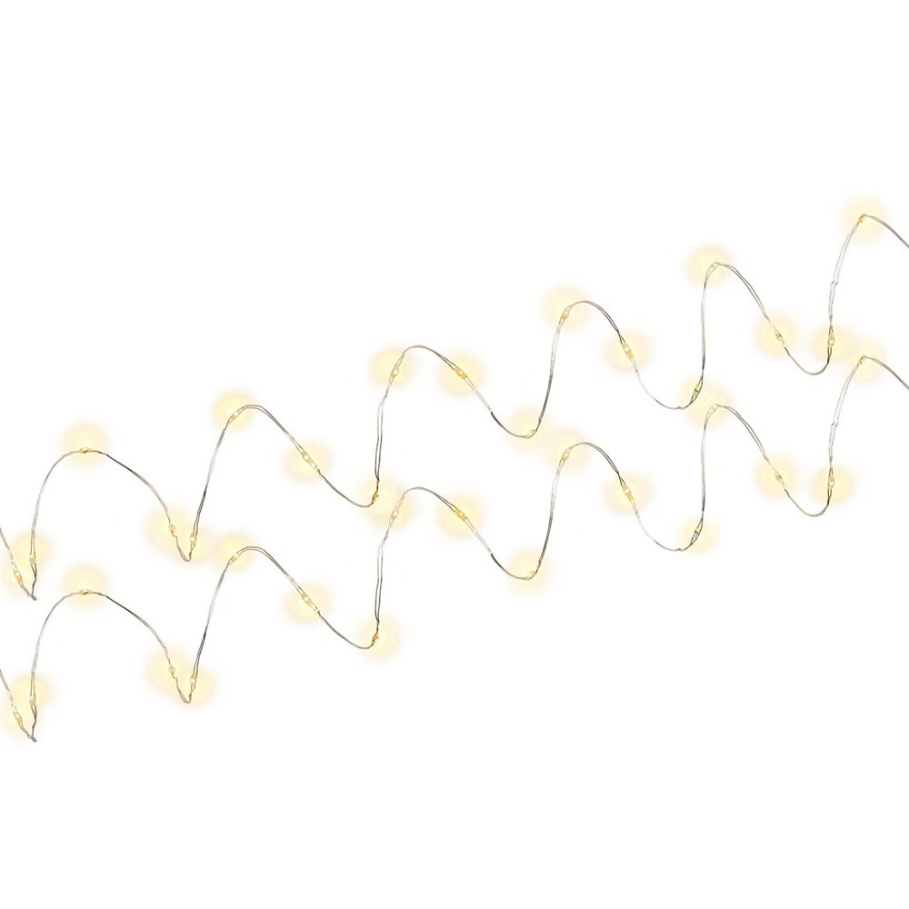 Goobay 44590 Beltéri LED fényfüzér 1.05m - Meleg fehér (44590)