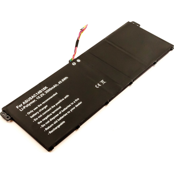 CoreParts MBXAS-BA0012 laptop reserve-onderdeel Batterij/Accu