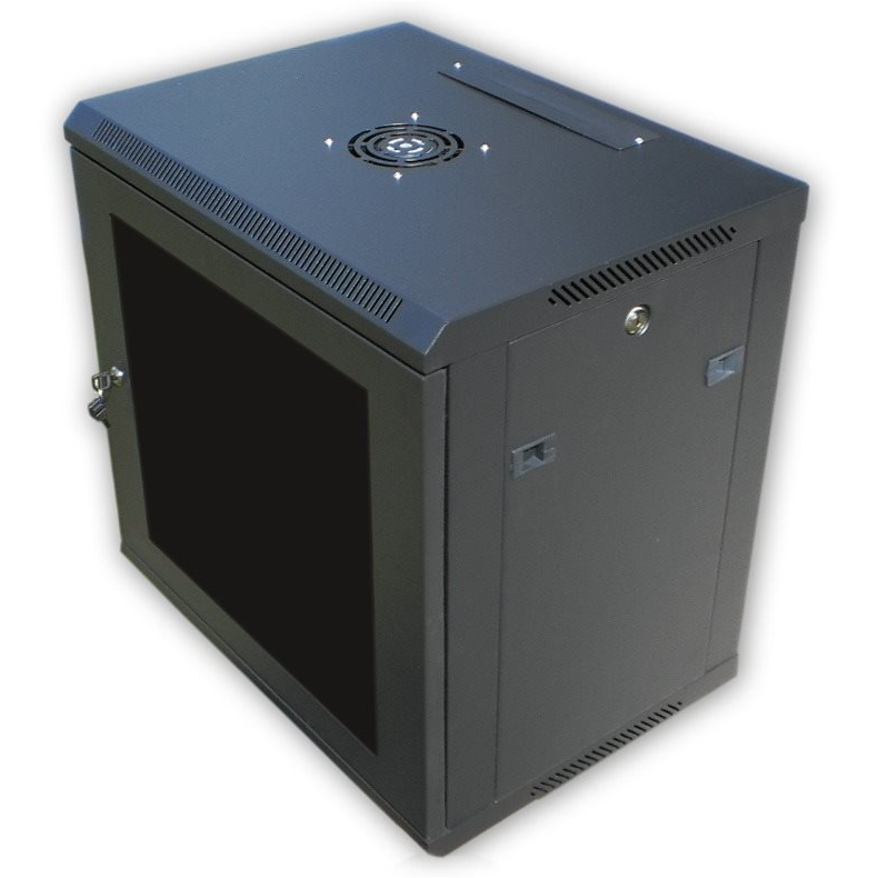 Datacom 19" RACK 12U, egyrészes, fekete (71081)