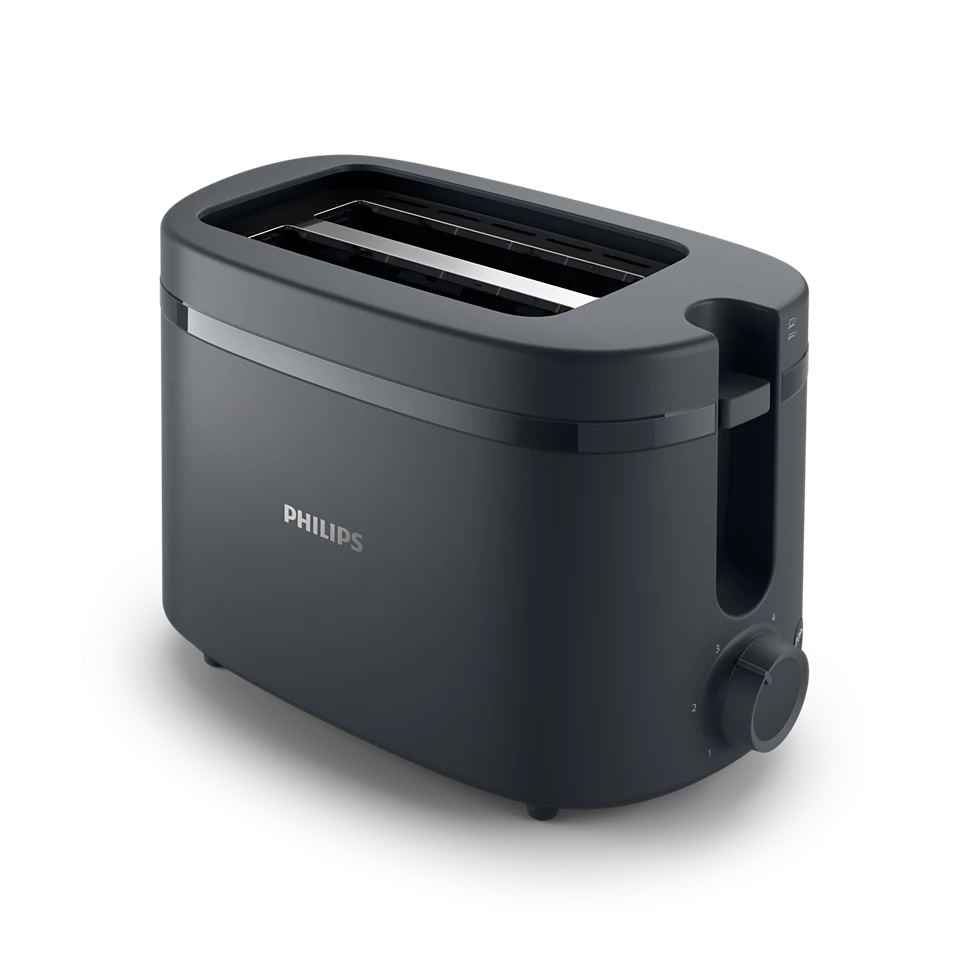 Philips Essentials series 1000 HD2510/90 2 szeletes kenyérpirító 650W - Fekete (HD2510/90)