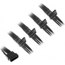 SilverStone SST-PP07-BTSB Molex - 4x Sata Átalakító Kábel