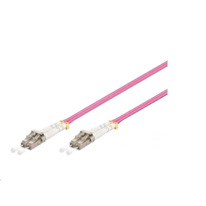 Gigalight Duplex optikai patch kábel 4xLC csatlakozóval, 50/125 OM4 LSZH, 3 m (LCU-LCU-OM4-3M-D) (LCU-LCU-OM4-3M-D)
