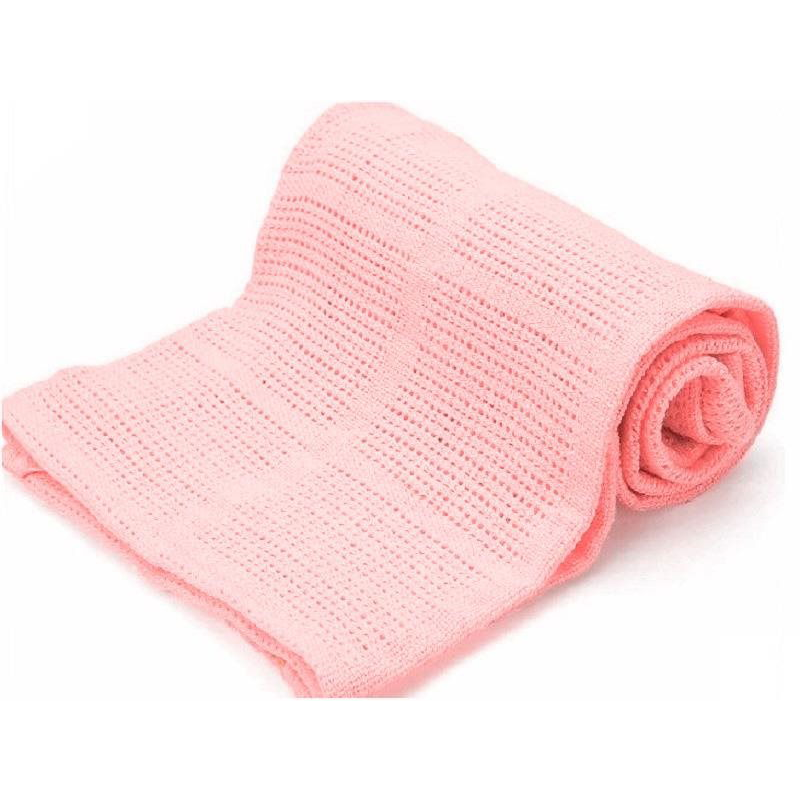 Kaptan Cotton cellular blanket 180 × 230cm, pink (05-06-0050-11-102-020)