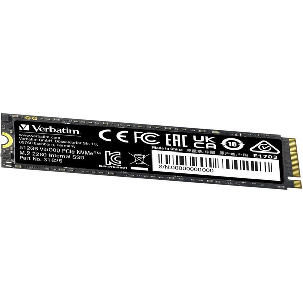 Verbatim Vi5000 M.2 512 GB PCI Express 4.0 NVMe 3D NAND