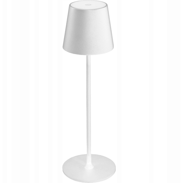 Lampa stołowa Platinet PLATINET TABLE RESTAURANT LAMP LAMPA BAROWA WATERPROOF IP44 REGULATION RECHARGABLE WHTE [45926]