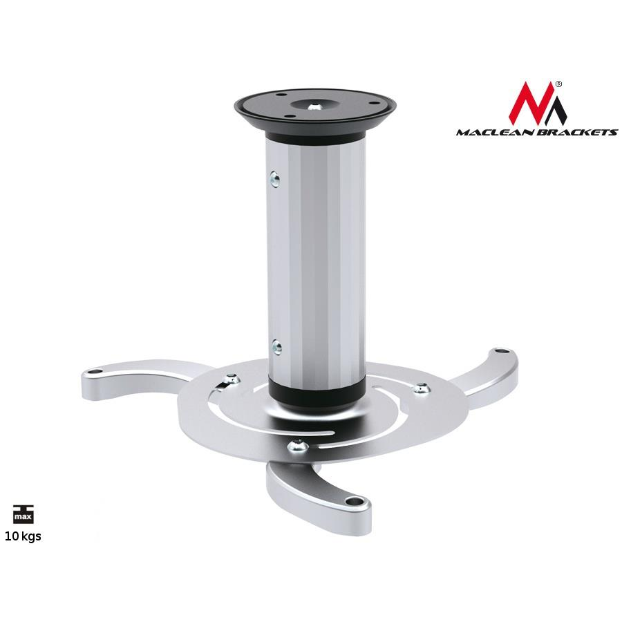 Maclean MC-515 Mennyezeti projektor tartó - Ezüst (MC-515)