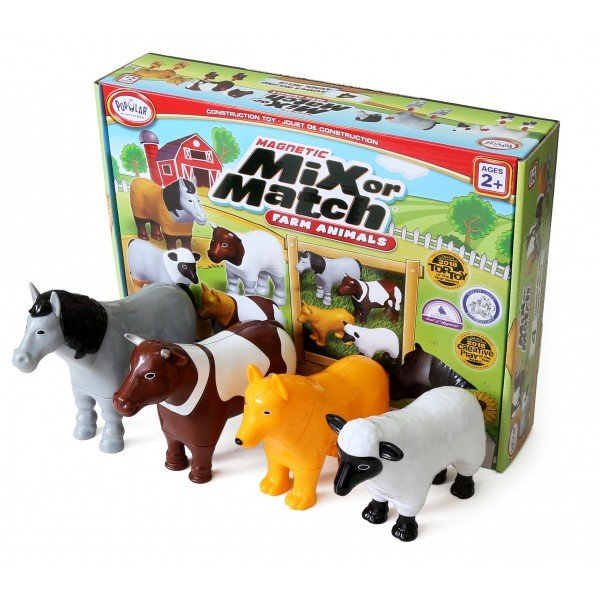Popular Playthings Mix or Match Animals Farm