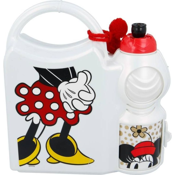  Mickey Mouse Minnie Mouse - Zestaw lunchbox i bidon 400 ml
