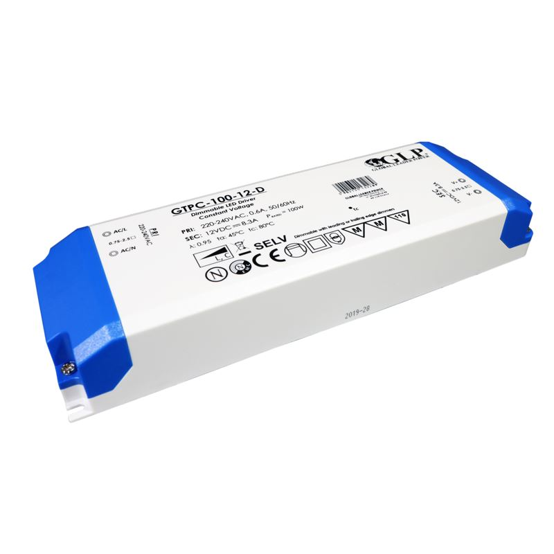 GLP GTPC-100-12-D 12V/8.3A 100W IP20 LED tápegység (GTPC-100-12-D)