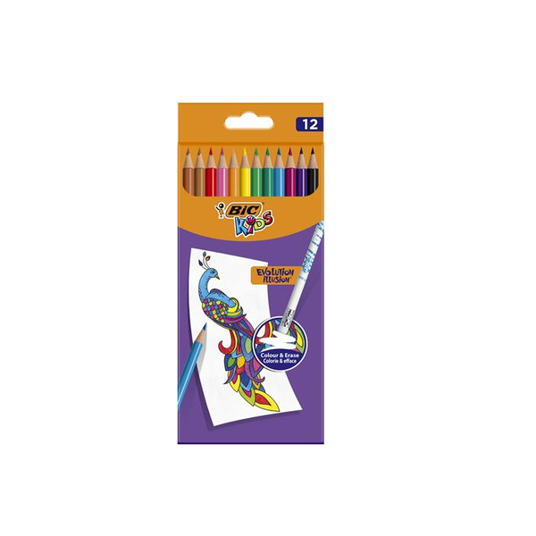 BIC Evolution Illusion Színes ceruza készlet (12 db / csomag)