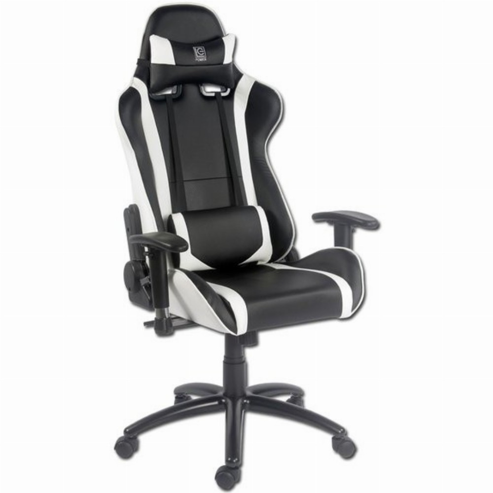 LC Power LC-GC-2 Gaming Chair Black/White (LC-GC-2)