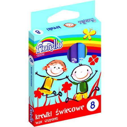 Zsírkréta Fiorello Kerek Hegyezett 8 Színű (237458)