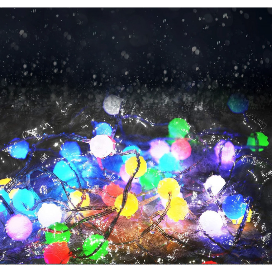 Delight 58382B Smart Kül-/Beltéri LED fényfüzér 10m - Színes (58382B)