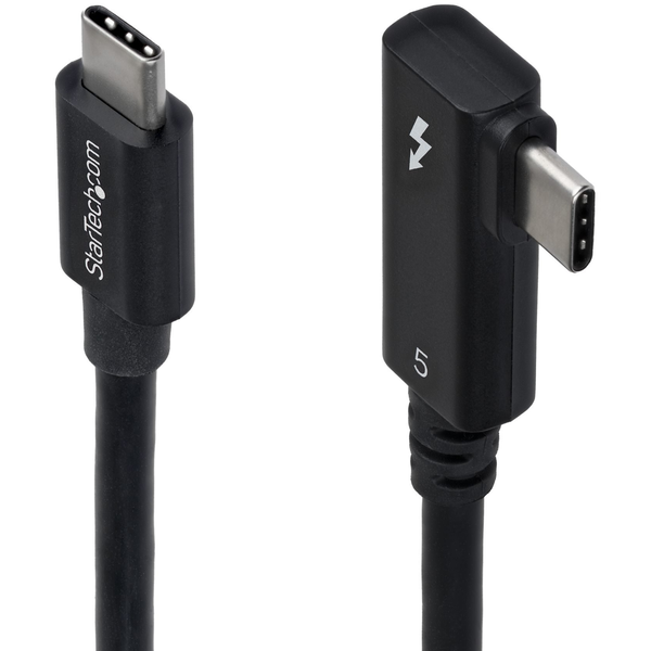 StarTech.com TBLT5MM80CM240WRA Thunderbolt-Kabel 0,8 m 80 Gbit/s Schwarz