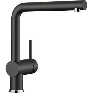 Blanco LINUS-S Silgránit Fekete színű Gránit csaptelep (526148) (526148)