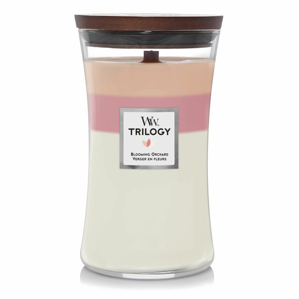 Свещ, WoodWick, Аромат на цветя, 610гр., Многоцветен