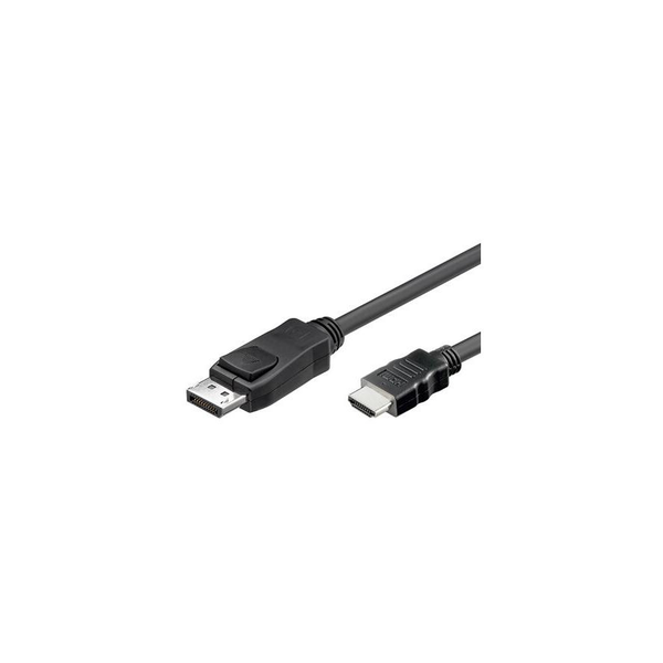Good Connections Displayport 1.2 apa - HDMI 1.4 apa Kábel 1m - Fekete