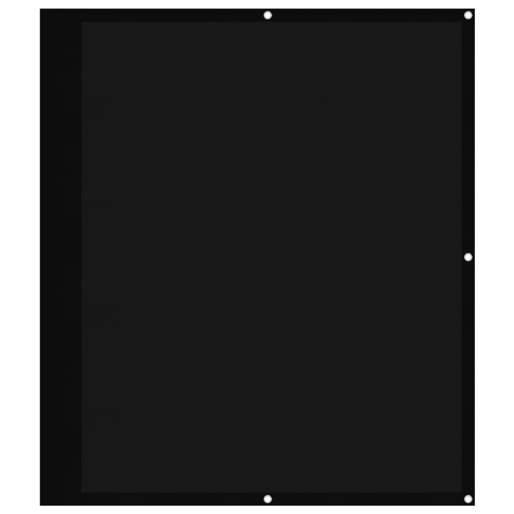 fekete 100% oxford poliészter erkélyparaván 120 x 1000 cm (4000377)